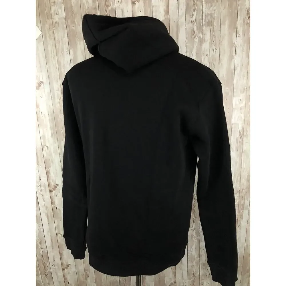 B Couture London Hoodie Mens Small Sweatshirt England Oversized Black N121